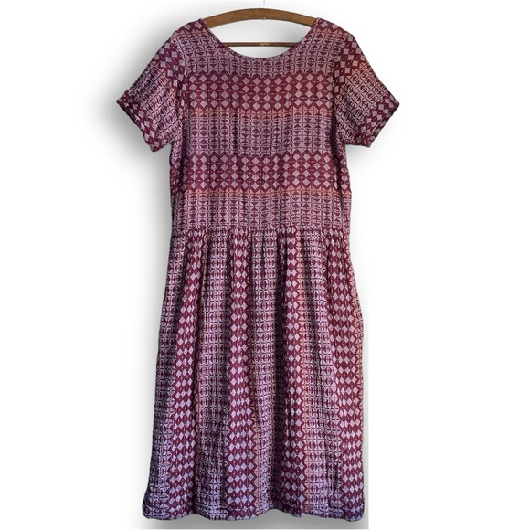 ❤️ SOLD ❤️ ace&jig Laurel Dress in Sable / Spree Large Midi - Picture 3 of 11